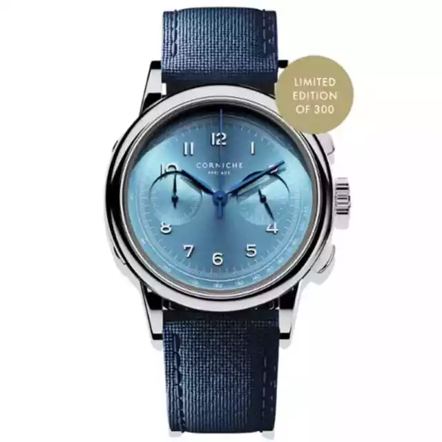 [Limited to 300 pieces worldwide] Corniche Watch With Serial Number Navy Blue