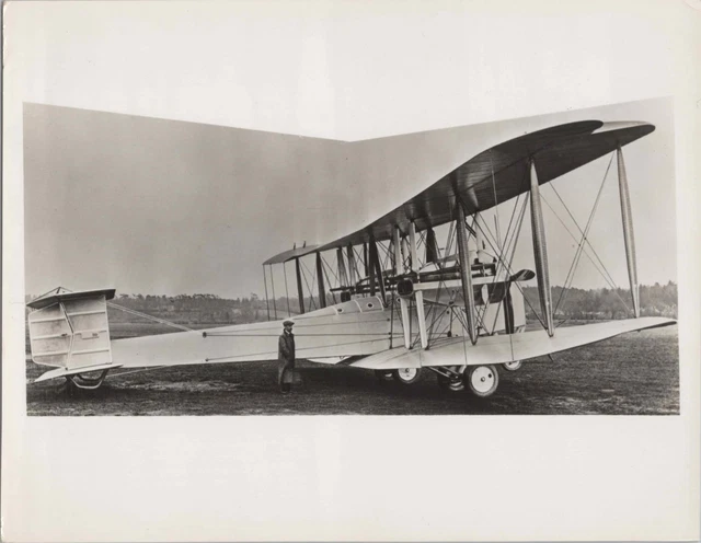Vickers Vimy Eagle Engine Vintage Rolls-Royce Photo Royal Air Force Raf