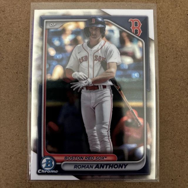 2024 BOWMAN CHROME Prospects Roman Anthony! Boston Red Sox! BCP22 EUR