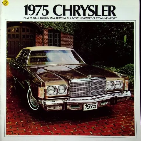278650) Chrysler New Yorker Town & Country - Übergröße - Prospekt 1975