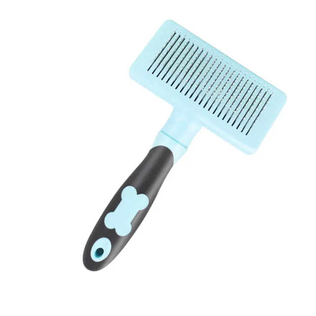 Self Cleaning Dog Cat Slicker Brush Grooming Brush Comb Hair Fur Shedding Tool 3
