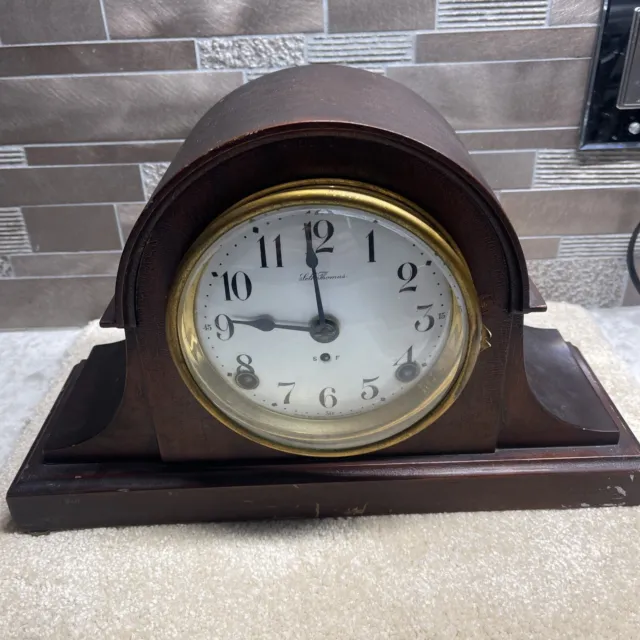 Antique Seth Thomas Mahogany Mantle Clock W/89Y Movement.Parts or Restoration