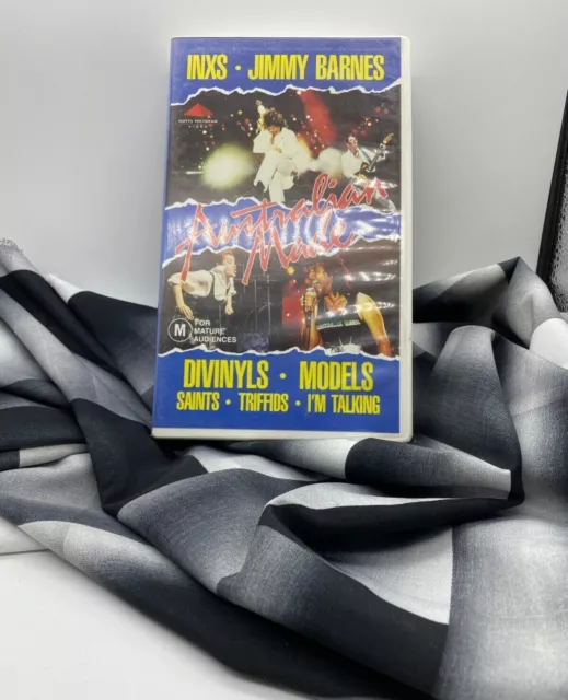 Australian Made Concert  Inxs Jimmy Barnes Divinyls Models Saints Vhs