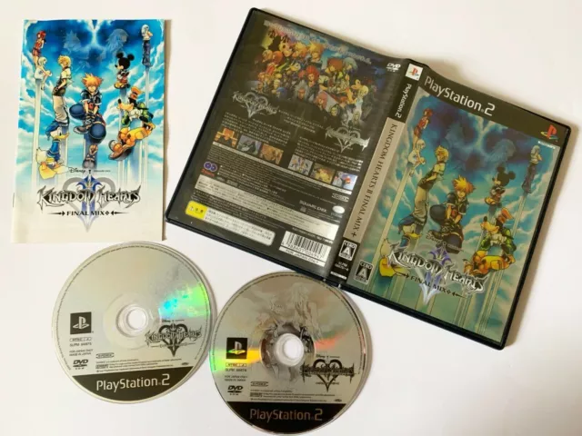 PS2 Kingdom Hearts 2 II Japan Import SQUARE Sony Playstation 2