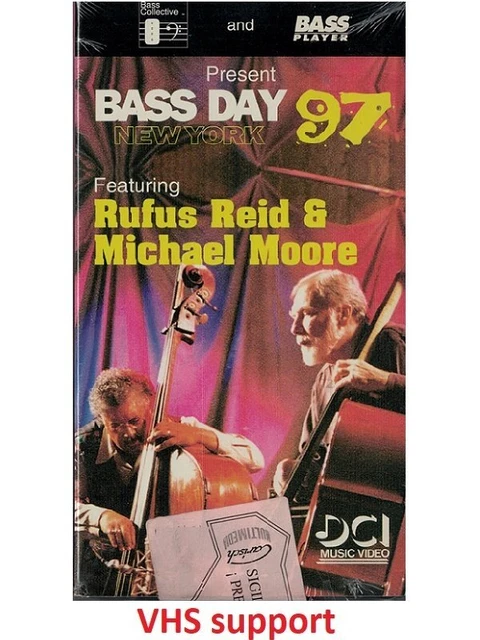 ミュージック Bass Day 97 Rufus Reid&Michael Moore VHS Bass Day 97: Highlights: Bass Guitar DVD | Alfred Music
