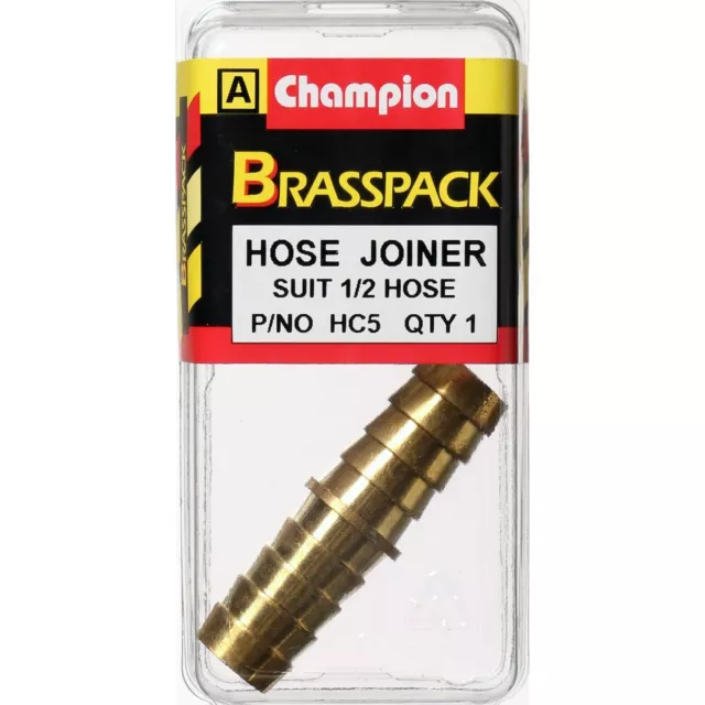 Champion Brass Joiner 1/2 Hose HC5