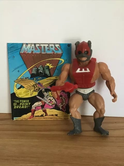 1982 He-man Masters Of The Universe Zodac Action Figure Complete Comic