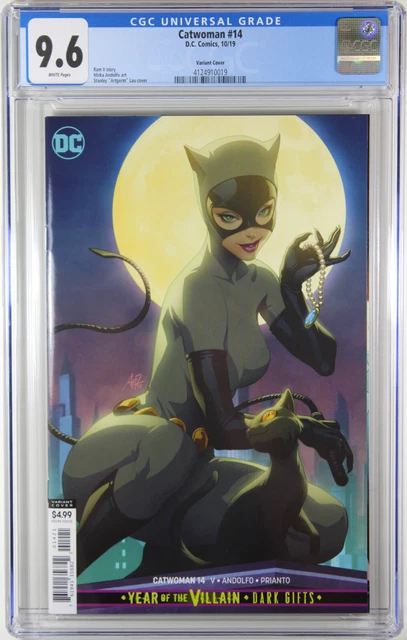 Catwoman #14 (Stanley "Artgerm" Lau Variant) Comic Book ~ Cgc 9.6 Nm+