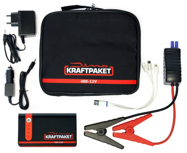Lithium Powerpack Starthilfe Powerbank APA 12V 600/1200A 16.000mAh mit  Hardcase, Power-Packs / Starthilfegeräte, Werkzeug