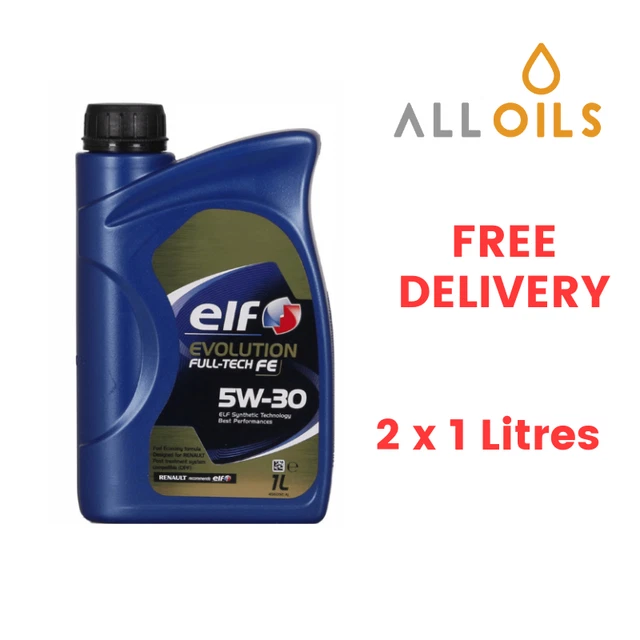 7 LITRE ELF FullTech Fe Evolution 5W30 Oil Acea C4 Engine Renault