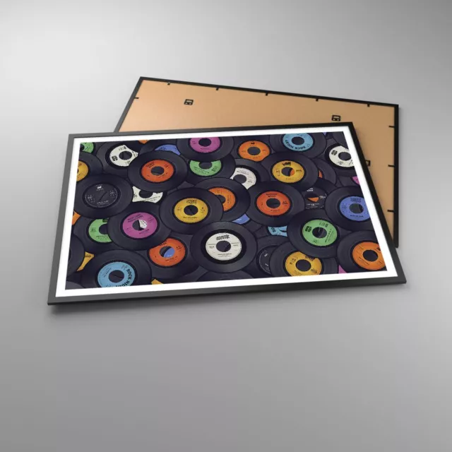 Cuadro Poster de Pared 100x70cm Póster Marco Placas vinilos gráficos Wall Art 2