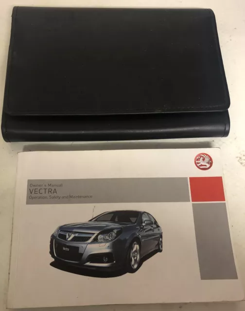 Genuine Vauxhall Vectra C Owners Handbook Maual With Wallet