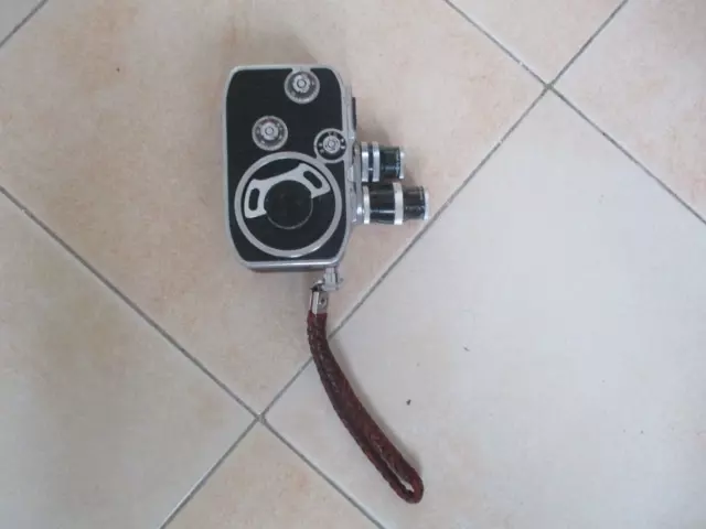 Paillard Bolex vintage B8 fotocamera pellicola 8 mm con obiettivo 13 mm f 36mm