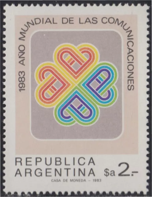 Argentina 1381 1983 Année Mondiale De Las Communications MNH