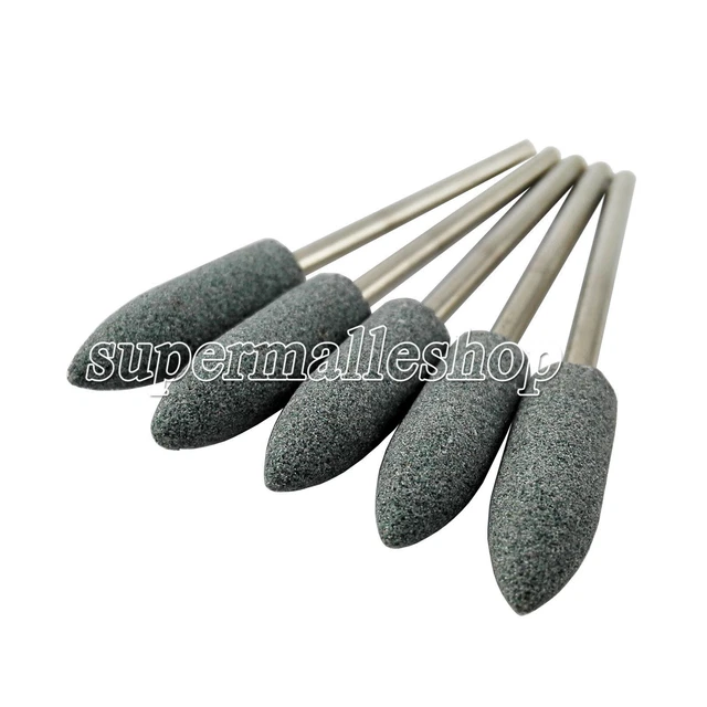 30 Pcs Dental Lab Mounted Finishing Points Polishers Green Mounted Stones #13