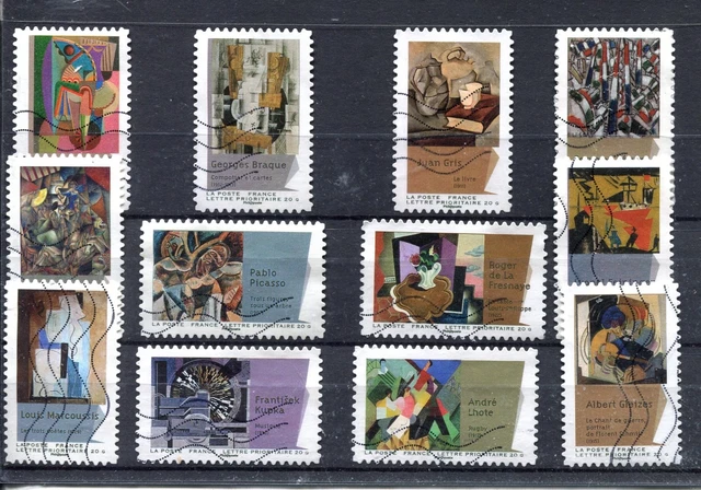 LOT DE 50 Timbres De France Obliteres Differents Grands Formats EUR 3