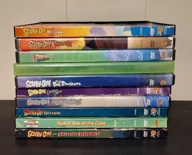 LOT OF 10 Scooby-Doo Cartoon & Movie DVDs - Shaggy Halloween Creepy