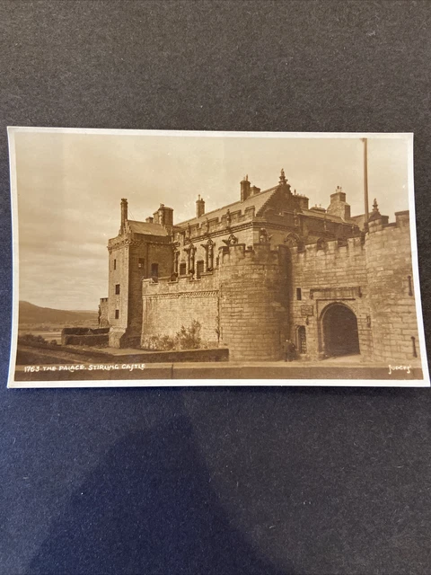 Vintage Postcard Real Photo Stirling Castle The Palace Unposted