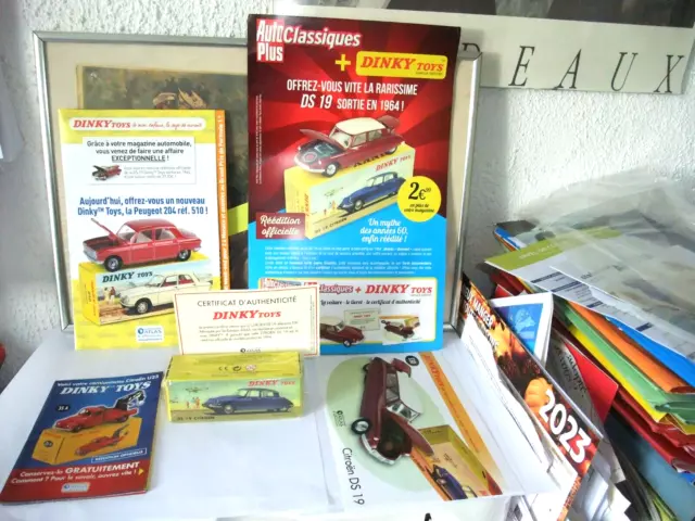 Dinky   Toys    Atlas  - Citroën    DS   19   (Ref    530)      SORTIE   EN 2014