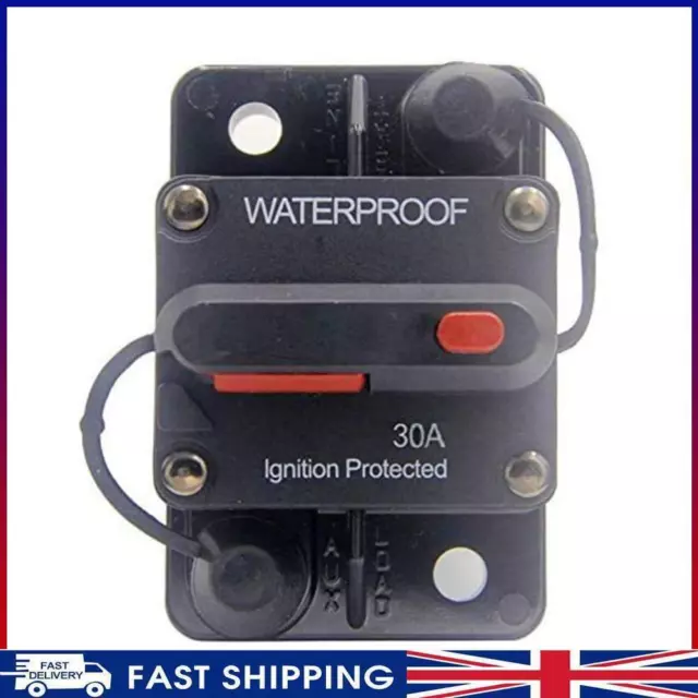 # DC 12-42V Automatic Circuit Breaker Fuse Reset for Car Boat Yacht RV (30A)