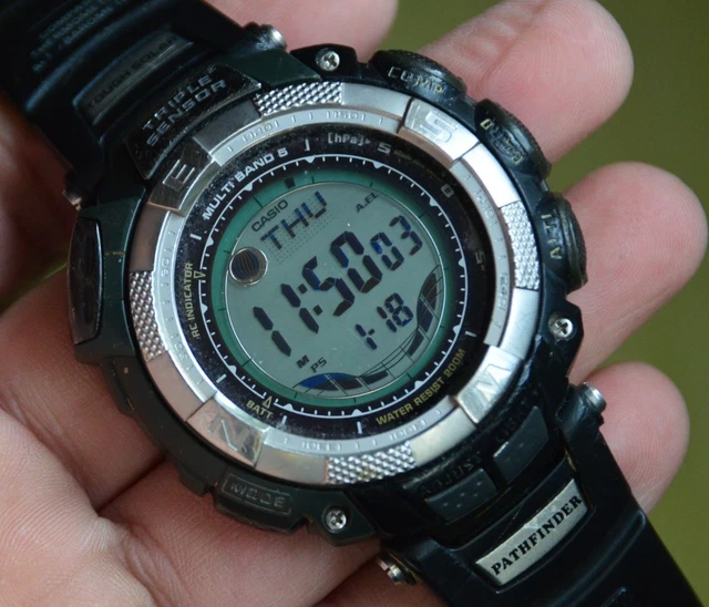CASIO PATHFINDER PAW-1500 Fases lunares, mareas, brujula