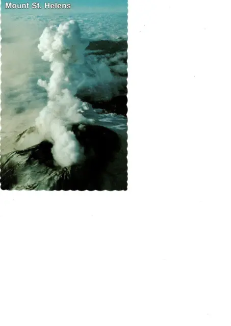 Mount St. Helens, WA,  Active Volcano in US Postcard
