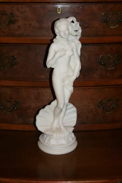 VINTAGE grosse Akt Figur 41 cm GEBURT DER VENUS nach Botticelli GÖTTIN DER LIEBE