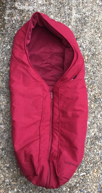 Mothercare Orb Cosytoe/Footmuff rojo - ajuste universal - revestimiento súper suave