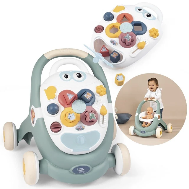 Smoby Petit Walker 3in1 Poussoir Interactive Chariot