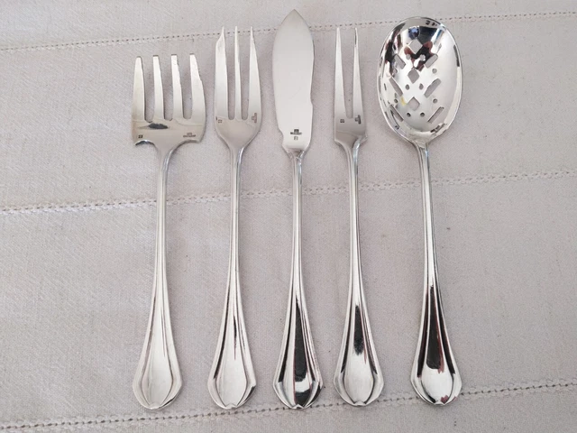 ANCIEN SERVICE À Hors-d'œuvre / Mignardises inox 4 pièces EUR 29,90 - FR