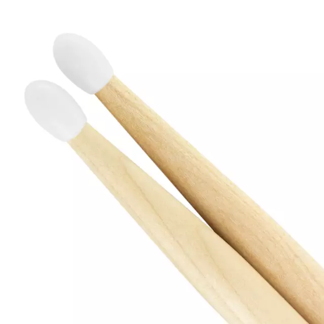 Maple 5A Drumsticks by World Rhythm – Nylon Tip 5A Pair of Drum Sticks 3