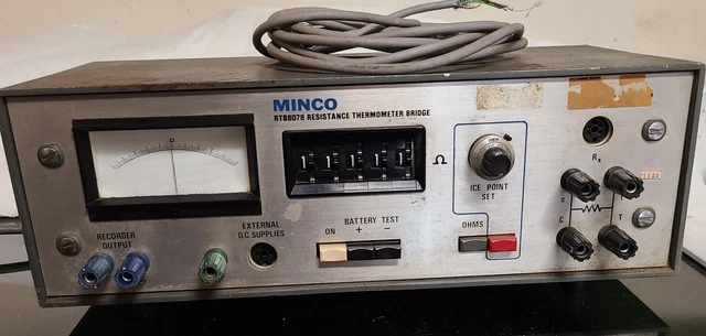 Minco Rtb8078 Resistance Thermometer Bridge Works