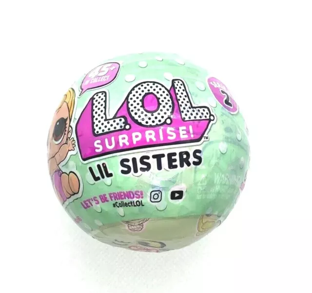 LOL Surprise Lil Sisters series 2 Lets Be Friends one ball at random green ball