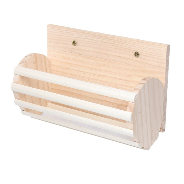 1pc Feeder Heu Stand Kaninchen Feeder Guinea Pig Krippe Heu Krippe Holz Heu Rack