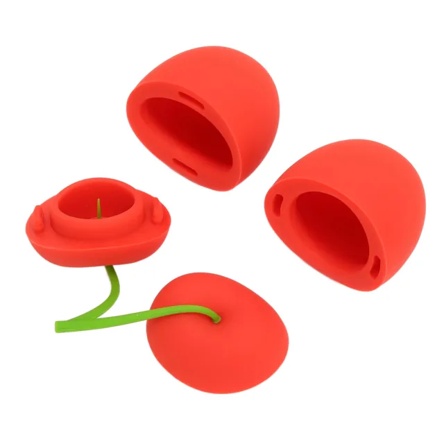 Lip Plumper Tool Soft Silicone Cherry Shaped Oval Round Lip Plumping Device IDS
