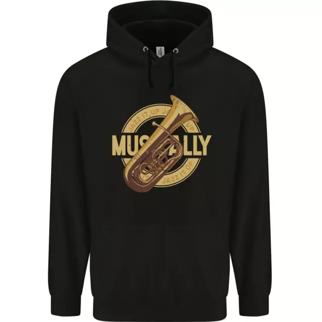 Tuba Messing Musikinstrument Jazz Herren Kapuzenpullover