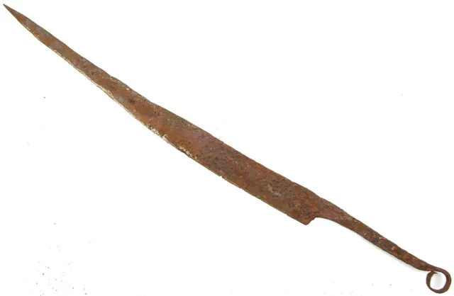 Ancient Rare Authentic Viking Nomads Celtic Scythian Iron Battle Dagger 4-6th AD