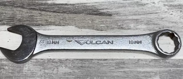 WILLIAMS XOEMS-19, 12pt Metric Combination Wrench, 19mm, Vulcan, 7in., USA