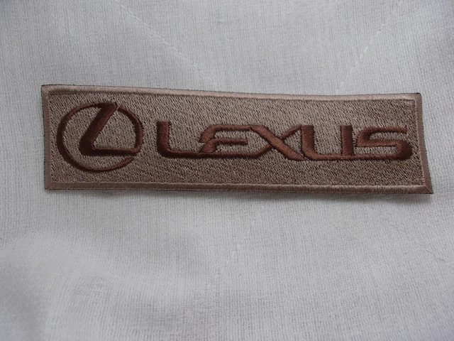 Lexus Patch Ebroidered Lexus Patch Iron Sew On 6.25" Wide Lexus Heat