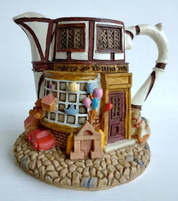 Hometown Teapot Cottages "Merry Go Round Toy Shop", W/Out Lid
