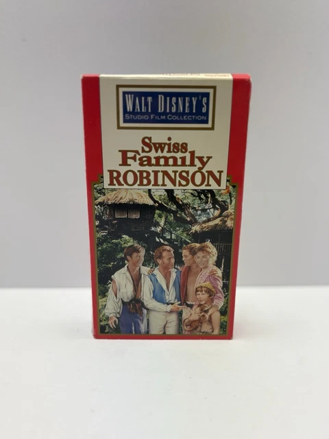 RARE WALT DISNEY Swiss Family Robinson VHS Video Cassette Tape ...