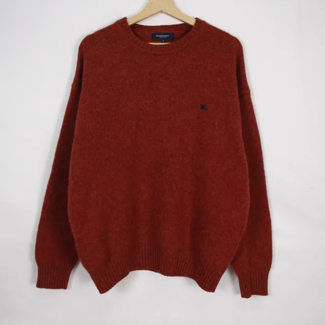 Maglione Burberry in pura lana rosso taglia L da uomo