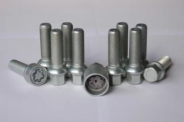 WODHMIEY Radschrauben Set M14x1,5mm - Für VW, Audi, 4+1 Set Mit Schlüssel