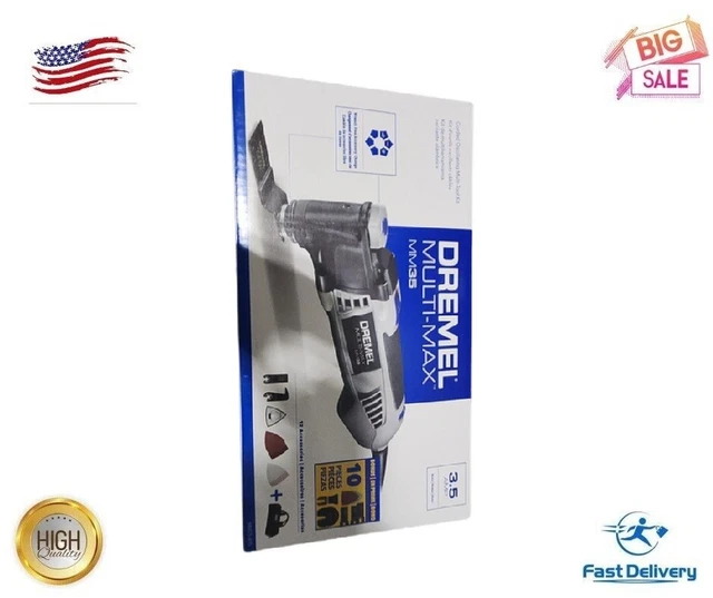 Dremel Multi Max Mm35 Corded Oscillating Multi Tool Kit 3.5 Amp New Dremel Multi Max Mm35 Corded Oscillating Multi Tool Kit 3.5 Amp New