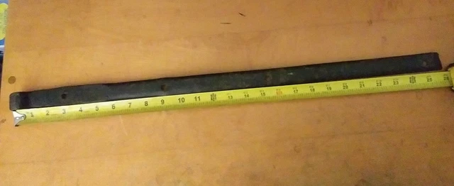 1 Wrought iron hinge strap barn door decor Vintage Antique hand wrought 26"