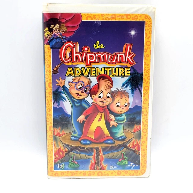 Vhs the chipmunk adventure 1987 modified 1998 chipettes original
