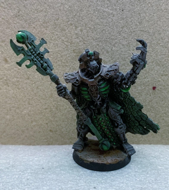 WARHAMMER 40K NECRONS Imotekh The Stormlord Finecast (w924) EUR 13,22 - FR