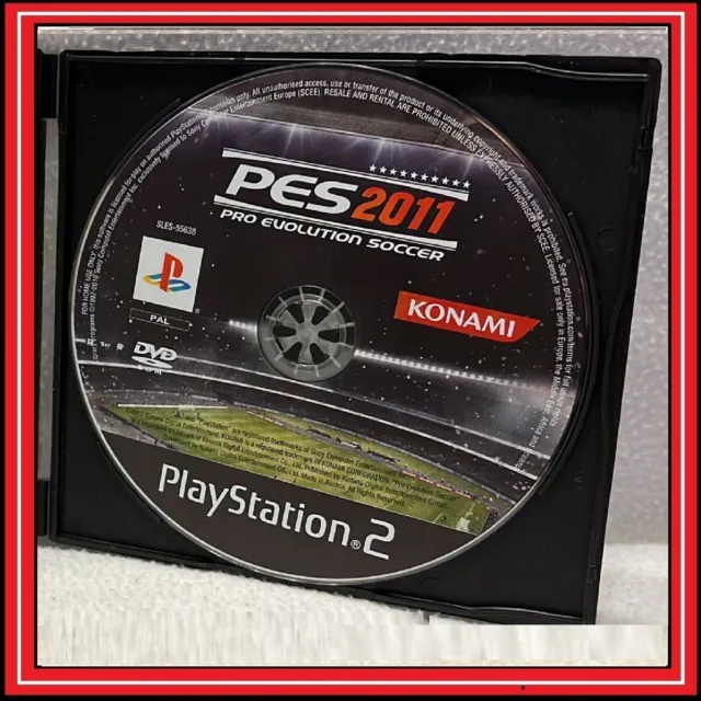 PES 2011 Pro Evolution Soccer per PS2 Sony Playstation 2 Italiano Konami SOLO CD
