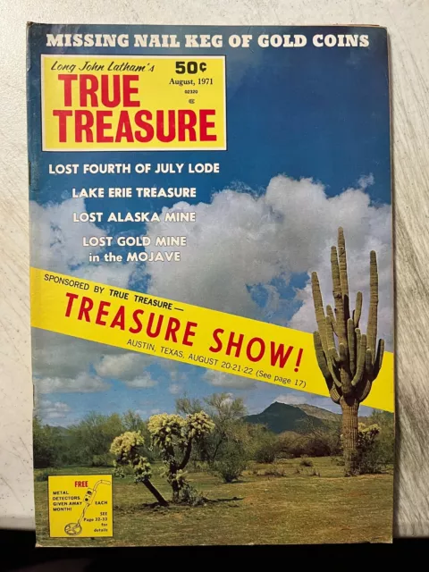 Long John Latham's True Treasure Magazine August 1971 Volume 5 # 8 Lake Erie