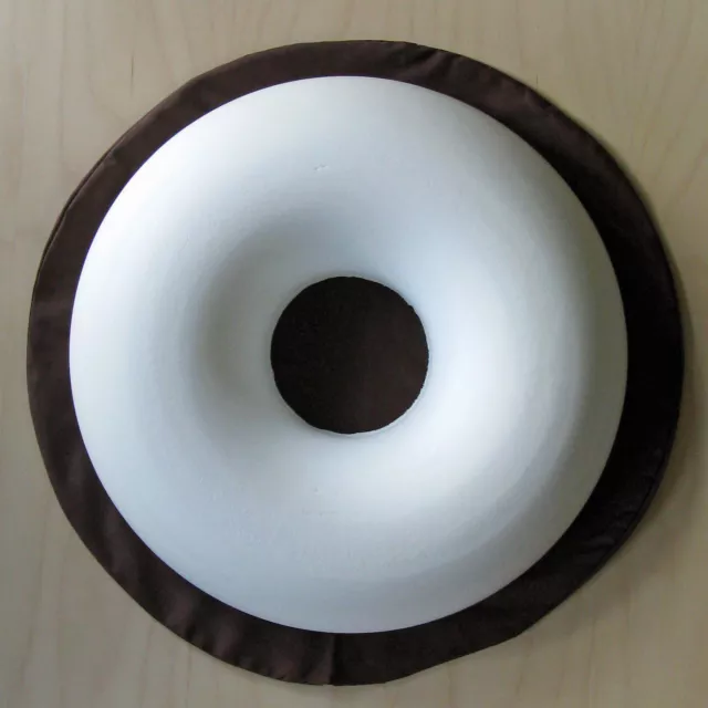 Surgical Ring Cushion with washable Brown Polycotton cover